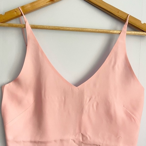 𝅺new J Brand Pink Silk Camisole Top US S - Picture 5 of 9